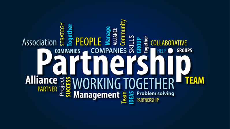 Partnership, working together